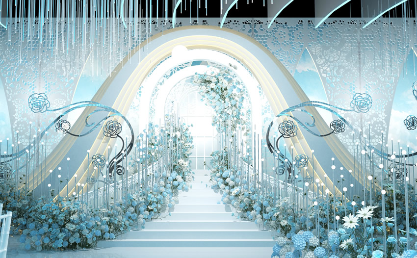 泰山釡香烙馍村水晶厅效果展示